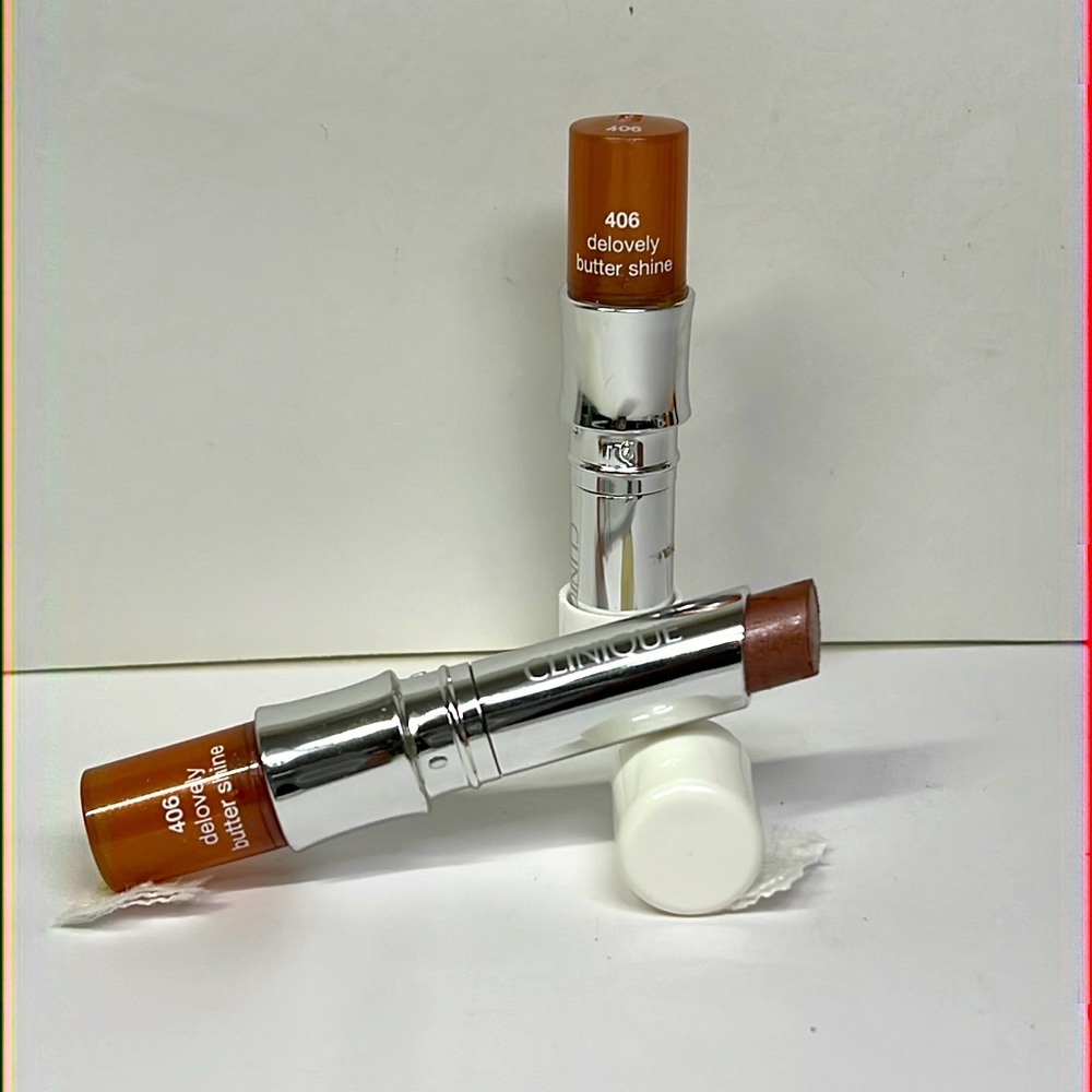 Clinique 👄 lipstick Butter Shine 406 Delovely (2pc)